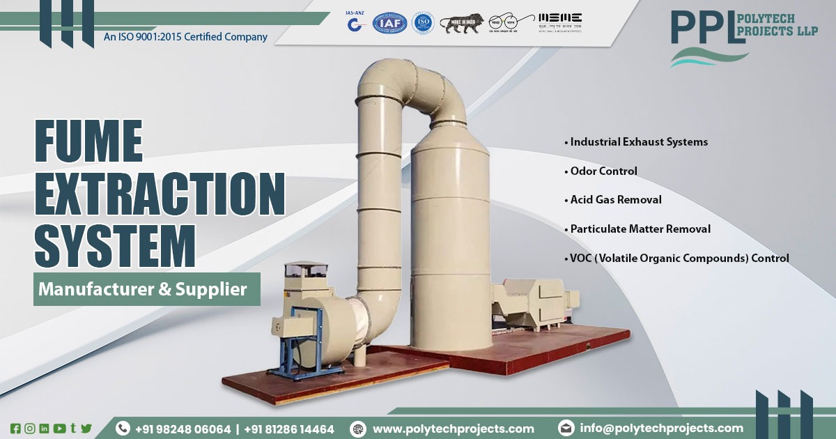 Supplier of Fume Extraction Systems in Gujarat