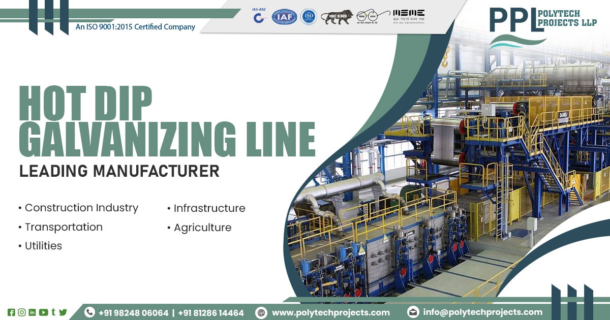 Supplier of Hot Dip Galvanizing Line in Karnataka