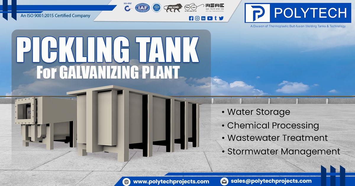 Pickling Tank For Galvanizing Plant in Saudi Arabia