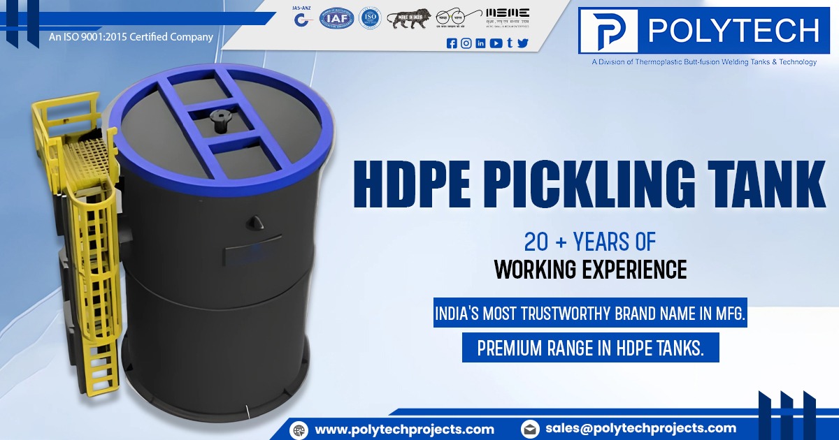 HDPE Pickling Tank Exporter in Saudi Arabia