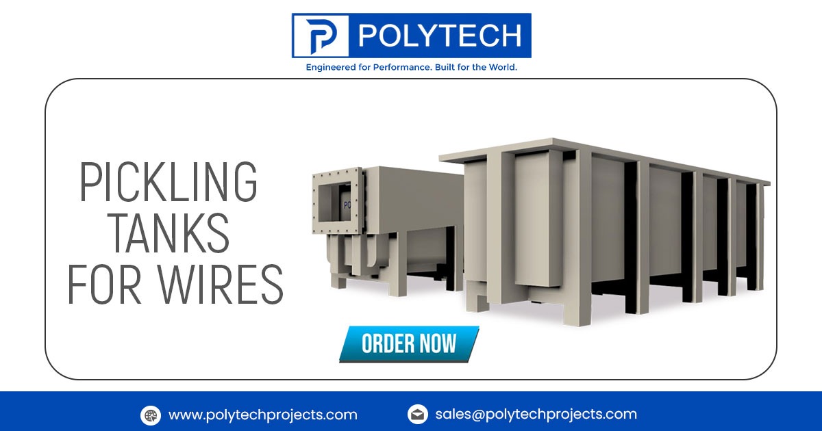 Pickling Tank for Wires in Canada