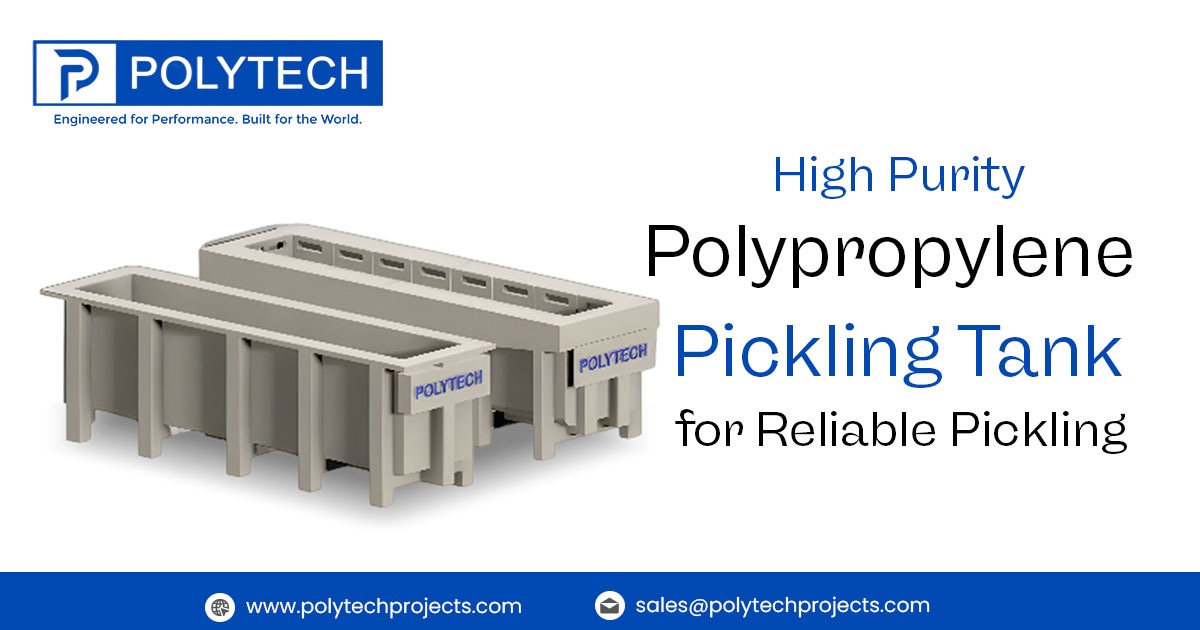 Polypropylene Pickling Tank in Saudi Arabia
