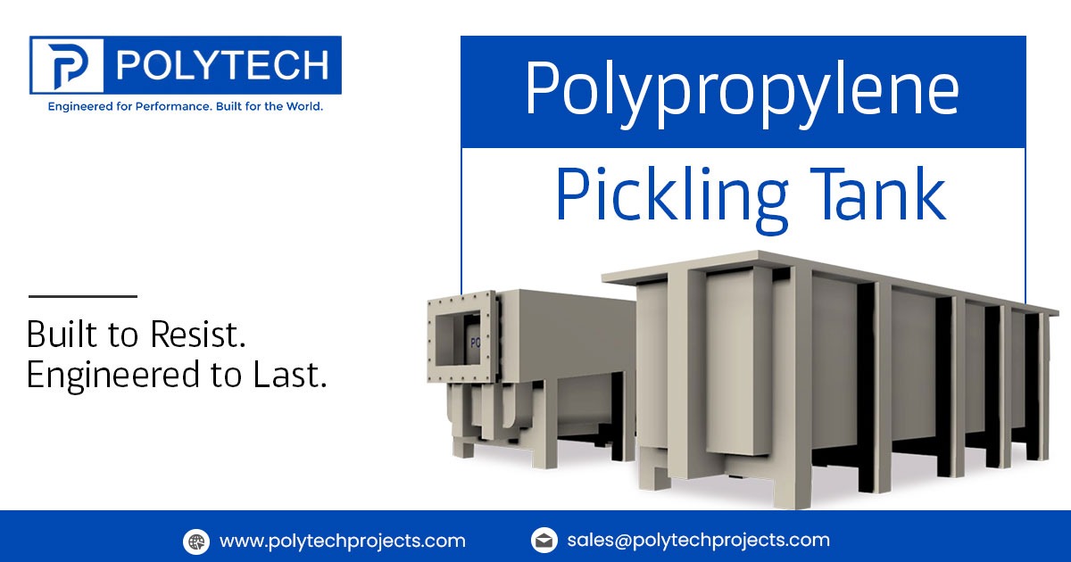 Polypropylene Pickling Tank in UAE