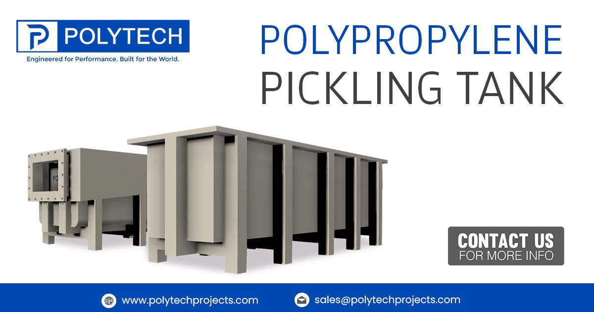 Polypropylene Pickling Tank in Canada
