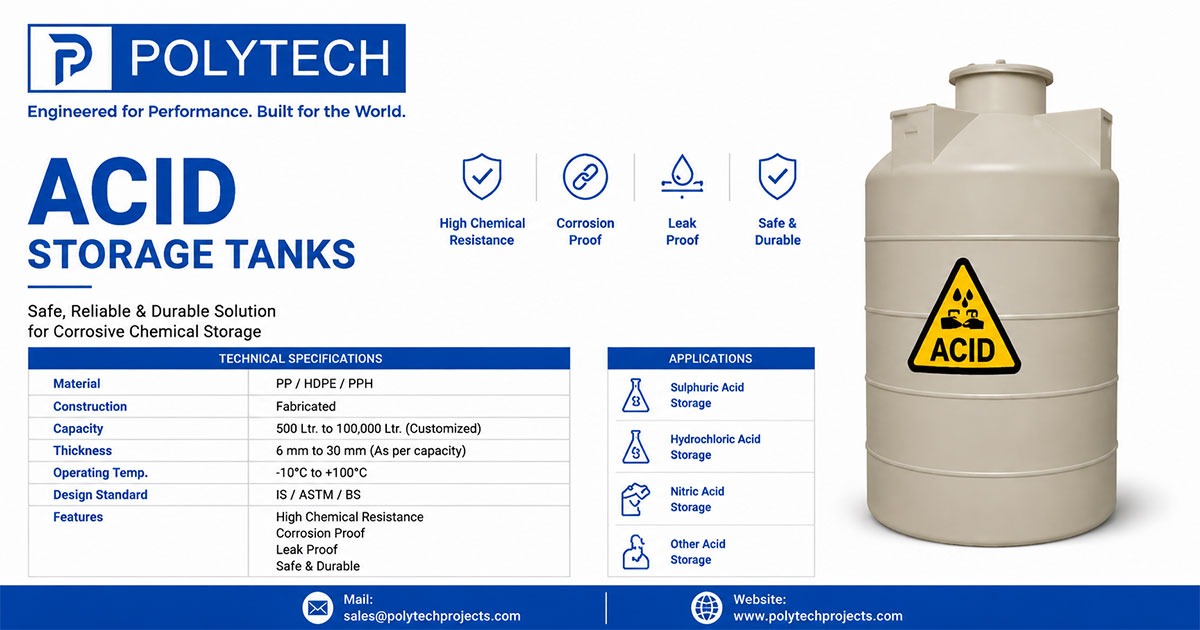 Acid Storage Tank in Vietnam