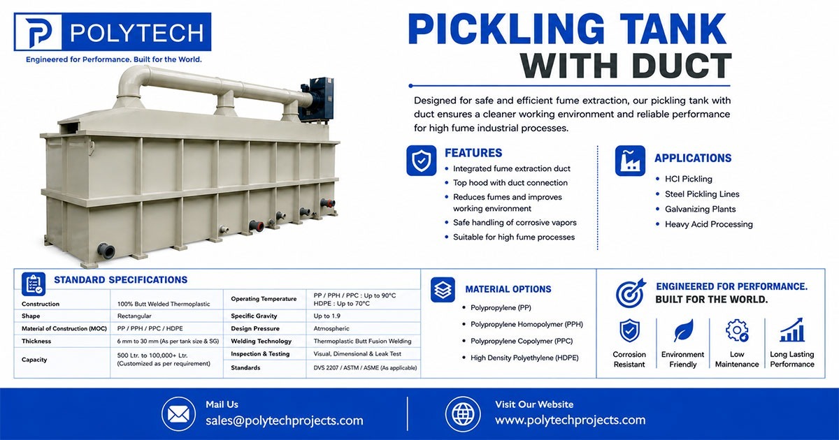 Pickling Tank with Duct in Kenya
