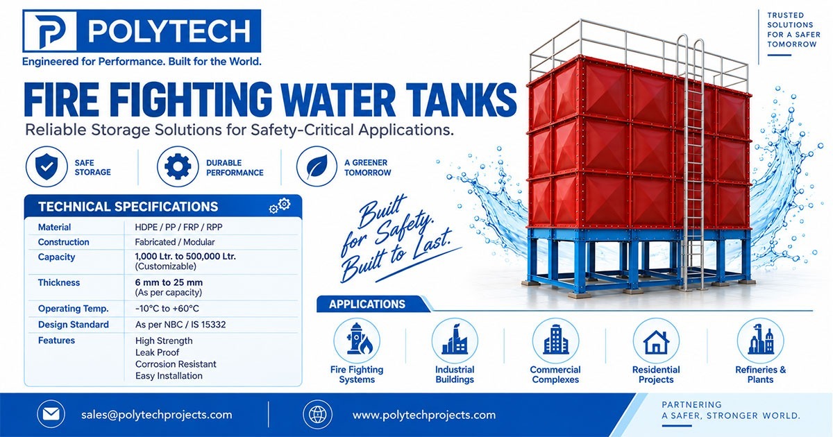 Fire Fighting Water Tanks in Nigeria