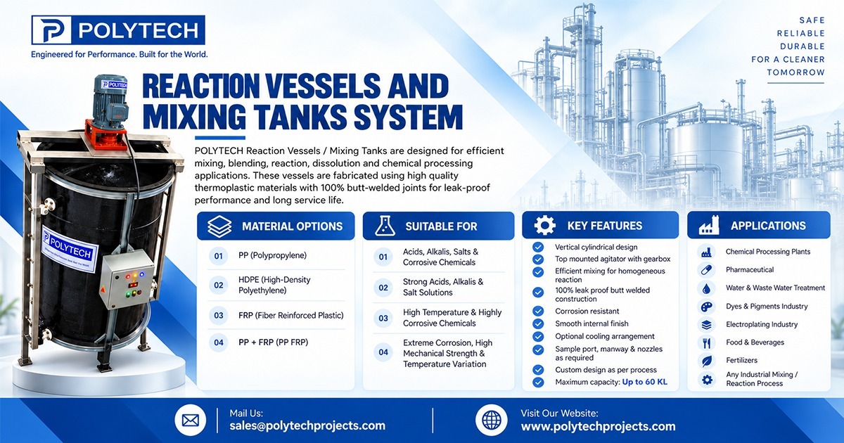 Reaction Vessels and Mixing Tanks in Kenya